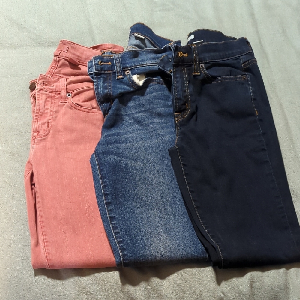 Women's Jeans Set - Blue, Pink, and Black